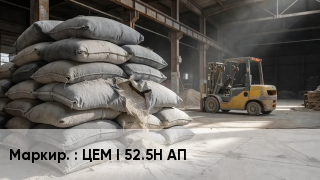 Цемент ЦЕМ I 52.5Н АП